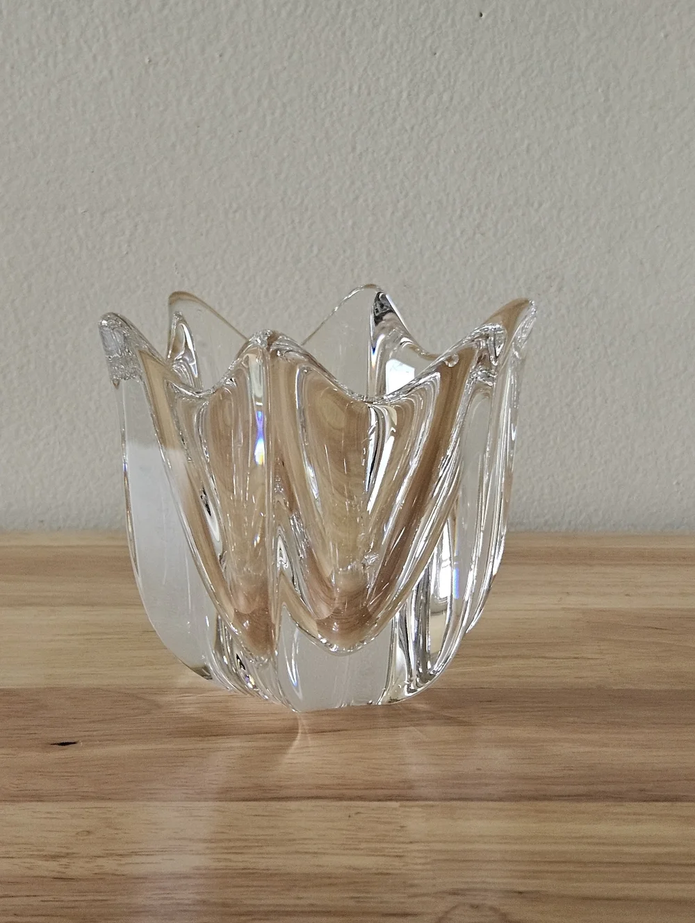 Vintage Orrefors Crystal Vase